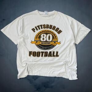 Pittsburgh Steelers NFL Football 80 Seasons 2012 Graphic T Shirt XL Super Bowl